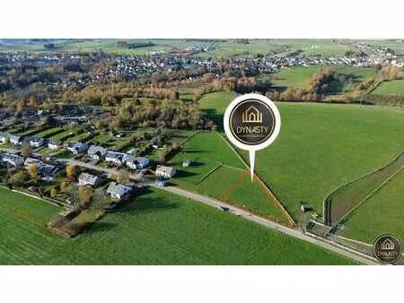 terrain à bâtir en fin de rue avec vue panoramique