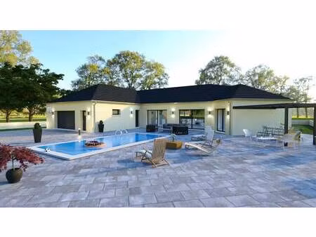 terrain avec maison neuve à vendre