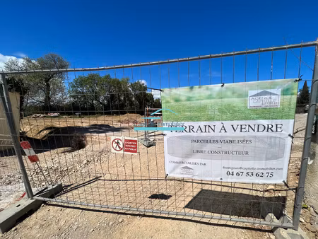 balaruc-le-vieux  terrain à bâtir de 416m2