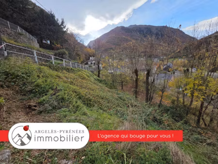 terrain à bâtir avec vue montagne gèdre  hautes-pyrénées