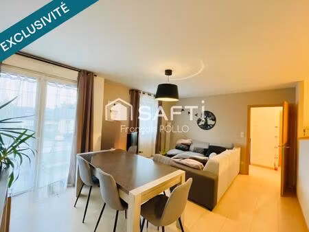 jarny – bel appartement 2 pièces de 57m² avec balcon et parking