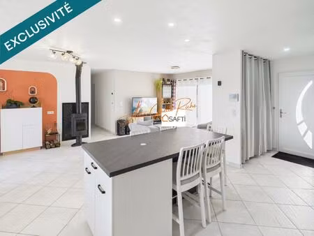 maison récente de 2020   4 chambres  terrain 1179 m²  panneaux photovoltaïques  sans mitoy