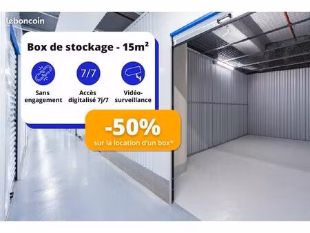 grands box à louer / garde-meuble sécurisé à lognes – 15 à 50m²