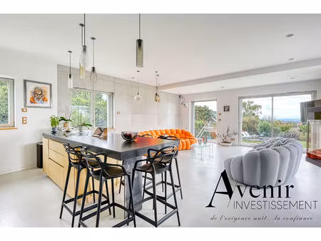 saint didier au mont d'or - maison meublee - 234 m² - 5 chambres - jardin & vue