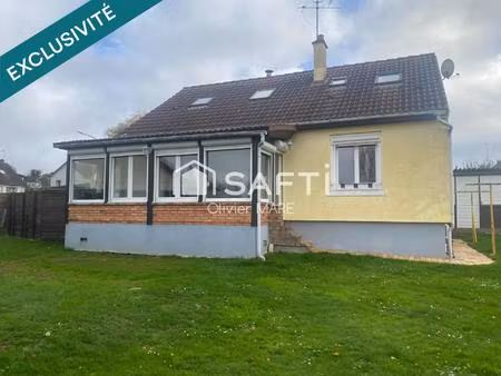 maison 128 m²  6 chs  terrain 530 m²  champsecret