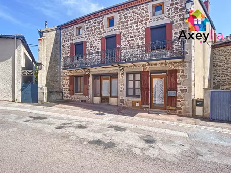 a vendre - côte roannaise - maison 6 chambres  garage  cave et terrain