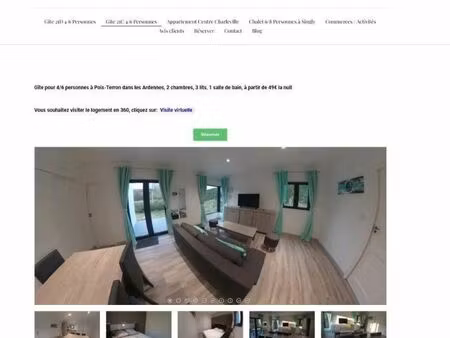 maison meublée 2 chambres avec jardin