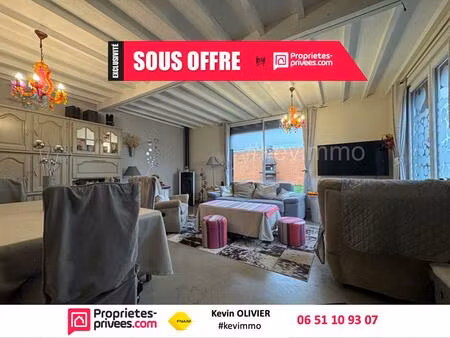 maison 128m2 - jardin - garage - marles les mines