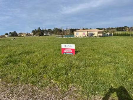vente terrain 800 m² tonneins (47400)