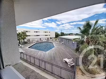 vente appartement 2 pièces 36.06 m² à saint-jean-de-vedas (34430)  60 000 €