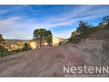 a vendre - terrain vidauban avec vue dégagée et permis de construire accordé