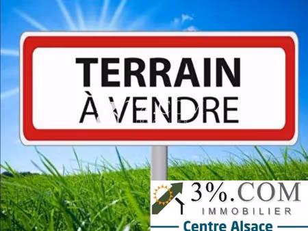 a vendre : terrain plat constructible à lièpvre- (4 12 ares)