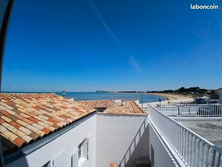 ile de ré  rare  f4 terrasse vues s/mer dans toutes les pièces  site classé