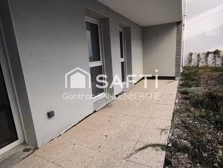 l'investissement idéal : t2 avec terrasse à saint-laurent-blangy !