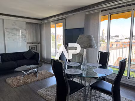 appartement f2 d'exception à enghien-les-bains (50 m²) avec vue panoramique