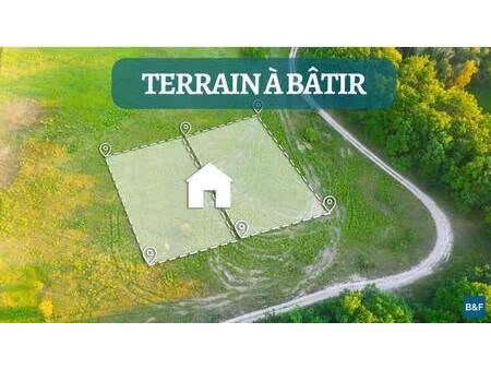 terrain constructible viabilisé à vendre