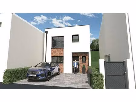 terrain avec maison neuve à vendre
