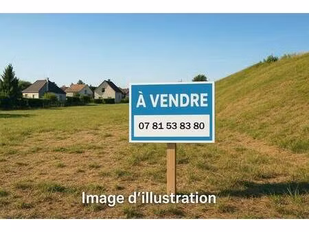 terrain constructible à vendre