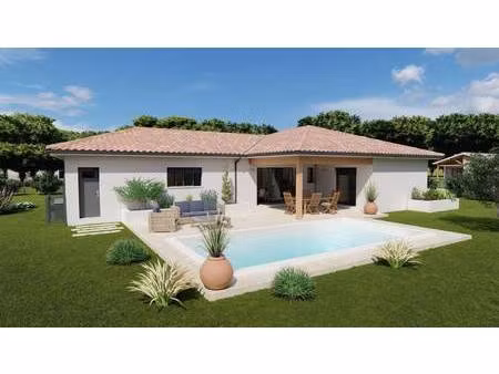 terrain avec maison neuve à vendre