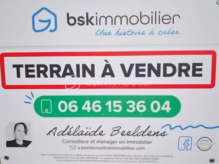 terrain constructible à vendre