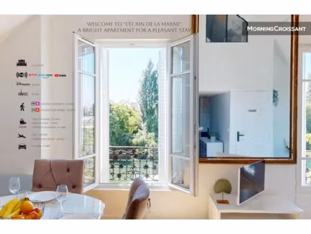 location meublée appartement 1 pièce 60 m² à nogent-sur-marne (94130)  2 800 €