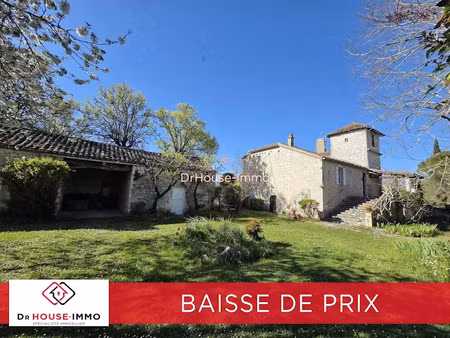 vente maison 10 pièces 210 m² à cieurac (46230)  394 000 €