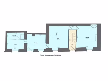 a vendre - appartement carentan-les-marais 2 pièce(s) 51.29 m2