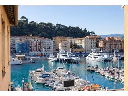 nice port lympia - 3p dernier etage avec balcon et vue port