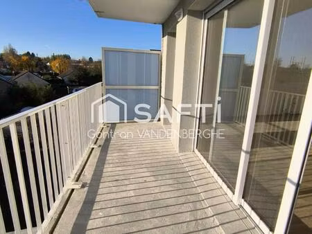 t3 de 75 m² avec balcon sud  proche arras !