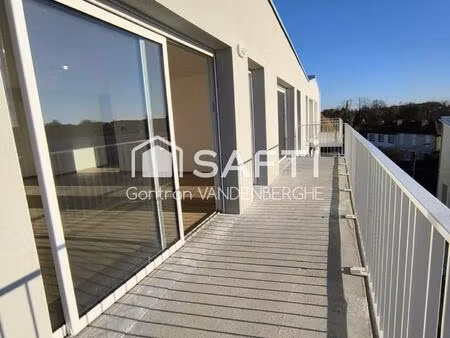 t3 de 75 m² avec balcon sud  proche arras !