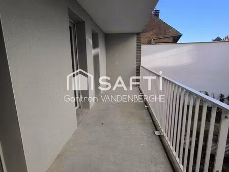 t3 lumineux de 58 m² avec grand balcon