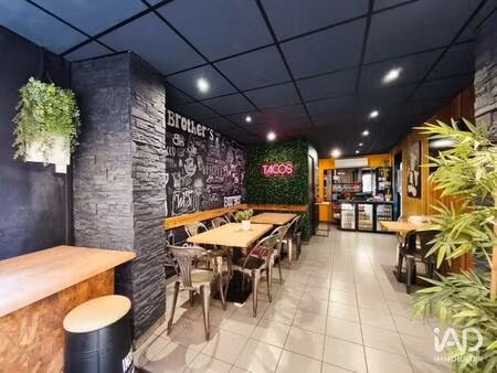 vente restauration rapide 50 m²