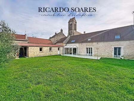 60870 villers-saint-paul / longère rénovée / 213m² au sol / grand séjour 60m² / 4 chambres