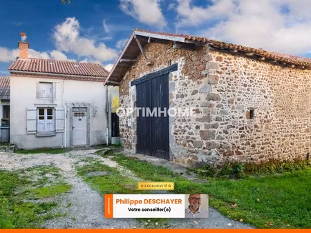 maison 5 pièces 85 m² plain pied - 2 chambres - sur parcelle terrain de 900 m² + grange ma