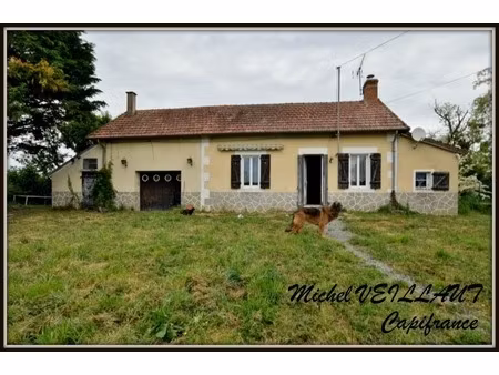 maison à vendre 3 pièces gannay sur loire (03)  deux chambres  terrain 1 43 ha