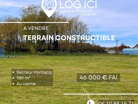 achat terrain 1 181m² pontacq 64530