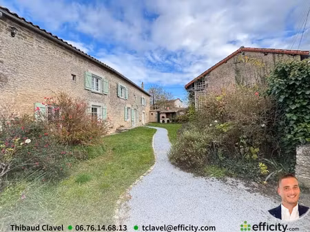 vente maison 6 pièces 184.9 m² à la magdeleine (16240)  199 500 €