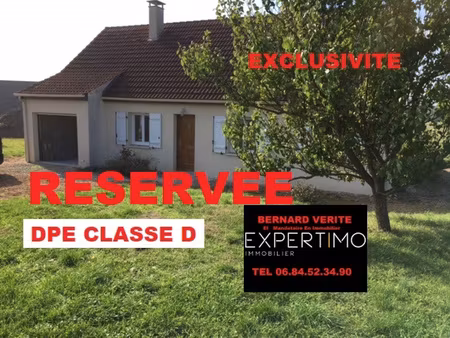 maison de plain-pied 5 pièces de 90m2 garage sur parcelle de 1428m2 à 10 min de st germain