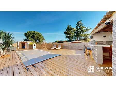 villa 3 faces 110m² 4 chambres piscine garage