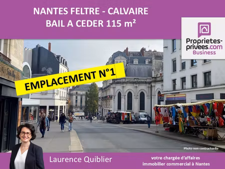 44000 nantes - bail a ceder 115 m² quartier calvaire