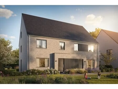 energiezuinige halfopen bebouwing op centrale en groene locatie in belsele