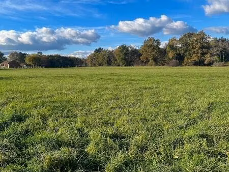 terrain avec partie constructible et agricole