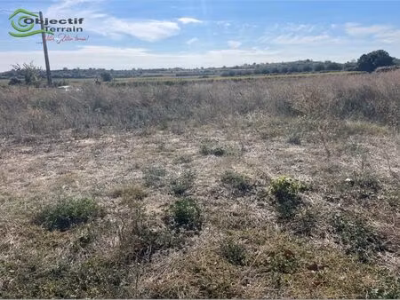 vente terrain 492 m² pouzolles (34480)