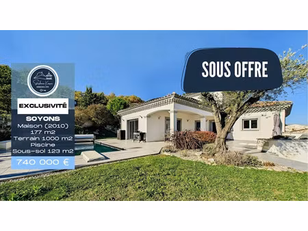 vente maison 7 pièces 177 m² à soyons (07130)  740 000 €