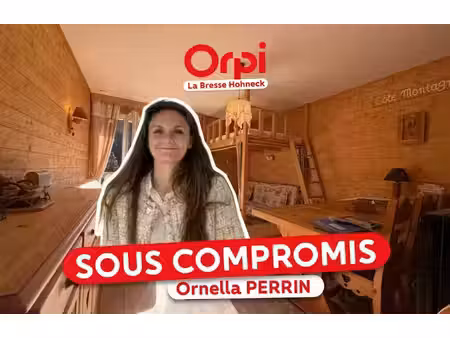 vente appartement 2 pièces 25.63 m² à la bresse (88250)  106 000 €