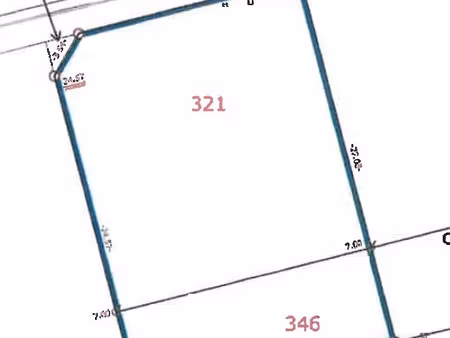 terrain plat viabilisé