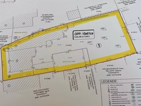 terrain à vendre à bekegem € 290.000 (lha8j) - immo woon! | zimmo