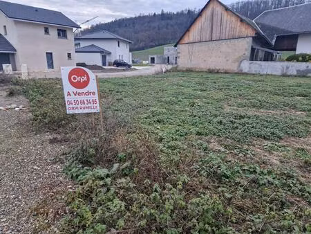vente terrain 461 m² rumilly (74150)