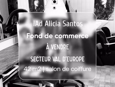 vente commerce 42 m² bussy-saint-georges (77600)