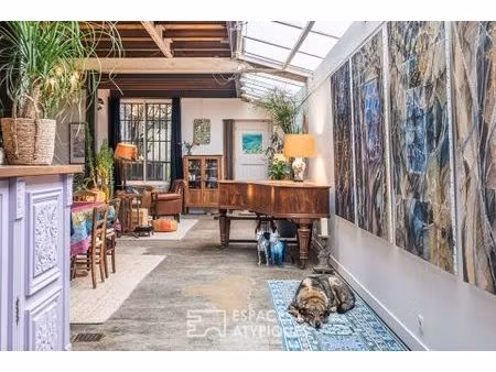 atelier poétique avec jardin  à réinventer